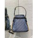 Replica Dior C'est Medium Bag Blue Denim Oblique Jacquard Replica Dior C'est Medium Bag Blue Denim Oblique Jacquard
