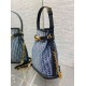 Replica Dior C'est Medium Bag Blue Denim Oblique Jacquard Replica Dior C'est Medium Bag Blue Denim Oblique Jacquard