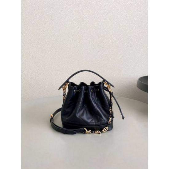 Fake Dior Small Jolie Bucket Bag Black Macrocannage Lambskin Replica Replica Dior Small Jolie Bucket Bag Black Macrocannage Lambskin