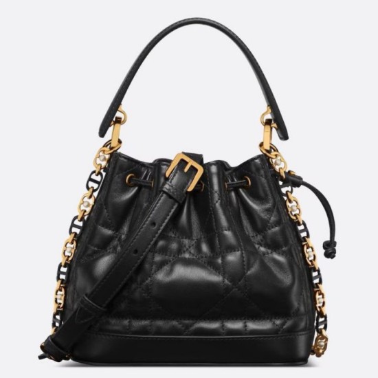 Fake Dior Small Jolie Bucket Bag Black Macrocannage Lambskin Replica Replica Dior Small Jolie Bucket Bag Black Macrocannage Lambskin