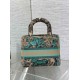 Replica Dior Dioriviera Lady D-Lite Medium Bag Raffia with Green Toile de Jouy Sauvage Embroidery Fake Dior Dioriviera Lady D-Lite Medium Bag Raffia with Green Toile de Jouy Sauvage Embroidery Replica