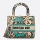 Replica Dior Dioriviera Lady D-Lite Medium Bag Raffia with Green Toile de Jouy Sauvage Embroidery Fake Dior Dioriviera Lady D-Lite Medium Bag Raffia with Green Toile de Jouy Sauvage Embroidery Replica