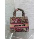 Replica Dior Dioriviera Lady D-Lite Medium Bag Raffia with Pink Toile de Jouy Sauvage Embroidery Fake Dior Dioriviera Lady D-Lite Medium Bag Raffia with Pink Toile de Jouy Sauvage Embroidery Replica