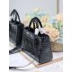 Replica Dior Medium Lady D-Sire My ABCDior Bag Black Crinkled Calfskin Fake Dior Medium Lady D-Sire My ABCDior Bag Black Crinkled Calfskin Replica
