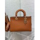 Replica Dior Medium Lady D-Sire My ABCDior Bag Brown Bull Leather Replica Dior Medium Lady D-Sire My ABCDior Bag Brown Bull Leather