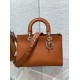 Replica Dior Medium Lady D-Sire My ABCDior Bag Brown Bull Leather Replica Dior Medium Lady D-Sire My ABCDior Bag Brown Bull Leather