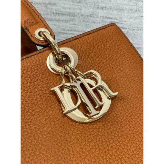 Replica Dior Medium Lady D-Sire My ABCDior Bag Brown Bull Leather Replica Dior Medium Lady D-Sire My ABCDior Bag Brown Bull Leather