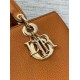 Replica Dior Medium Lady D-Sire My ABCDior Bag Brown Bull Leather Replica Dior Medium Lady D-Sire My ABCDior Bag Brown Bull Leather