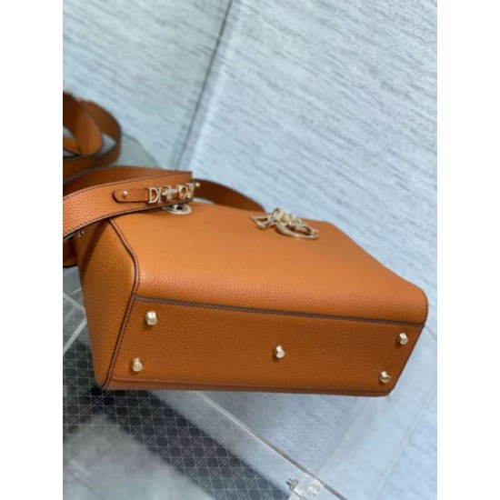 Replica Dior Medium Lady D-Sire My ABCDior Bag Brown Bull Leather Replica Dior Medium Lady D-Sire My ABCDior Bag Brown Bull Leather