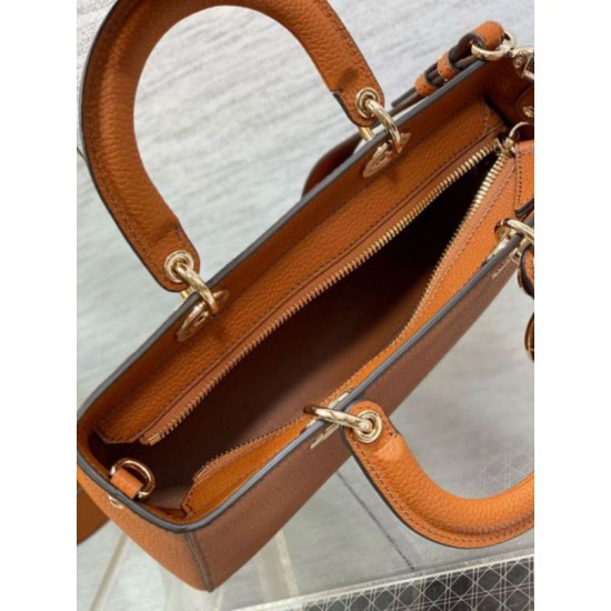 Replica Dior Medium Lady D-Sire My ABCDior Bag Brown Bull Leather Replica Dior Medium Lady D-Sire My ABCDior Bag Brown Bull Leather