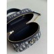 Replica Dior 30 Montaigne Mini Vanity Case Blue Oblique Jacquard Replica Dior 30 Montaigne Mini Vanity Case Blue Oblique Jacquard