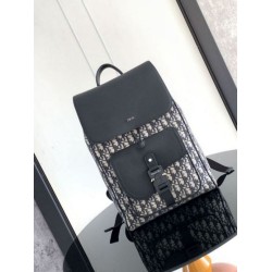 Replica Dior Saddle Backpack with Flap Beige Oblique Jacquard Fake Dior Saddle Backpack with Flap Beige Oblique Jacquard Replica