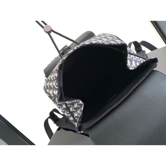 Replica Dior Saddle Backpack with Flap Beige Oblique Jacquard Fake Dior Saddle Backpack with Flap Beige Oblique Jacquard Replica