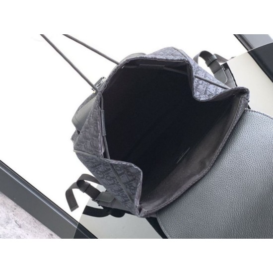 Replica Dior Saddle Backpack with Flap Black Oblique Jacquard Fake Dior Saddle Backpack with Flap Black Oblique Jacquard Replica