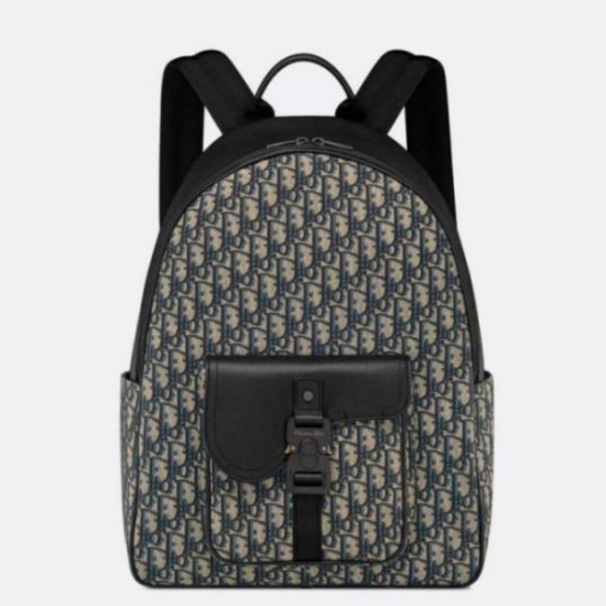 Replica Dior Saddle Zip Backpack Beige Oblique Jacquard Replica Dior Saddle Zip Backpack Beige Oblique Jacquard