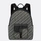 Replica Dior Saddle Zip Backpack Beige Oblique Jacquard Replica Dior Saddle Zip Backpack Beige Oblique Jacquard