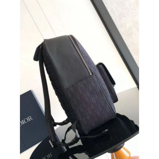 Replica Dior Saddle Zip Backpack Black Oblique Jacquard Fake Dior Saddle Zip Backpack Black Oblique Jacquard Replica