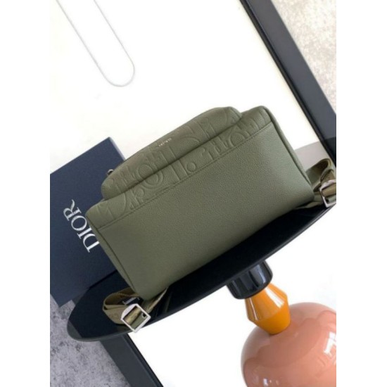Replica Dior Rider 2.0 Zipped Backpack Khaki Gravity Leather Replica Dior Rider 2.0 Zipped Backpack Khaki Gravity Leather