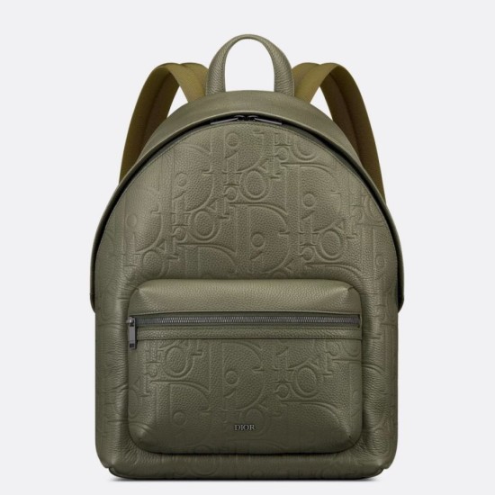 Replica Dior Rider 2.0 Zipped Backpack Khaki Gravity Leather Replica Dior Rider 2.0 Zipped Backpack Khaki Gravity Leather