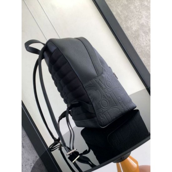 Replica Dior Rider 2.0 Zipped Backpack Black Gravity Leather Replica Dior Rider 2.0 Zipped Backpack Black Gravity Leather