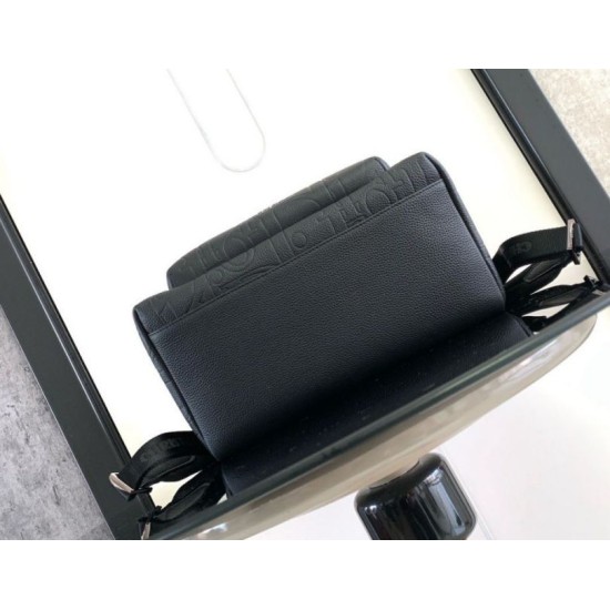 Replica Dior Rider 2.0 Zipped Backpack Black Gravity Leather Replica Dior Rider 2.0 Zipped Backpack Black Gravity Leather