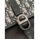 Replica Dior 8 Backpack Beige and Black Dior Oblique Jacquard
