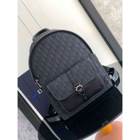 Fake Dior 8 Backpack Black Dior Oblique Jacquard Replica Replica Dior 8 Backpack Black Dior Oblique Jacquard