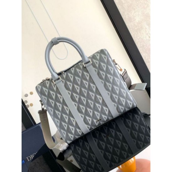 Replica Dior Lingot Briefcase Grey CD Diamond Replica Dior Lingot Briefcase Grey CD Diamond