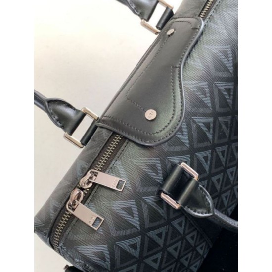 Replica Dior Lingot Briefcase Black CD Diamond Fake Dior Lingot Briefcase Black CD Diamond Replica