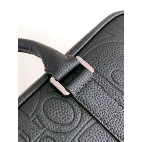 Replica Dior Zipped Briefcase Black Gravity Leather Replica Dior Zipped Briefcase Black Gravity Leather