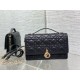 Replica Dior Miss Dior Top Handle Bag Black Cannage Lambskin Replica Dior Miss Dior Top Handle Bag Black Cannage Lambskin