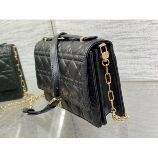 Replica Dior Miss Dior Top Handle Bag Black Cannage Lambskin Replica Dior Miss Dior Top Handle Bag Black Cannage Lambskin