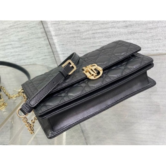 Replica Dior Miss Dior Top Handle Bag Black Cannage Lambskin Replica Dior Miss Dior Top Handle Bag Black Cannage Lambskin