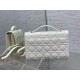 Replica Dior Miss Dior Top Handle Bag White Cannage Lambskin Replica Dior Miss Dior Top Handle Bag White Cannage Lambskin