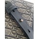 Replica Dior Mini Saddle Messenger Bag Grey Oblique Jacquard and Calfskin Replica Dior Mini Saddle Messenger Bag Grey Oblique Jacquard and Calfskin
