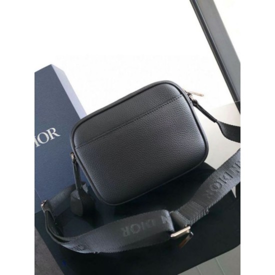 Replica Dior Mini Rider 2.0 Zipped Messenger Bag Black Oblique with Black Leather Replica Dior Mini Rider 2.0 Zipped Messenger Bag Black Oblique with Black Leather