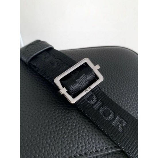 Replica Dior Mini Rider 2.0 Zipped Messenger Bag Black Oblique with Black Leather Replica Dior Mini Rider 2.0 Zipped Messenger Bag Black Oblique with Black Leather