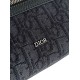 Replica Dior Mini Rider 2.0 Zipped Messenger Bag Black Oblique with Black Leather Replica Dior Mini Rider 2.0 Zipped Messenger Bag Black Oblique with Black Leather
