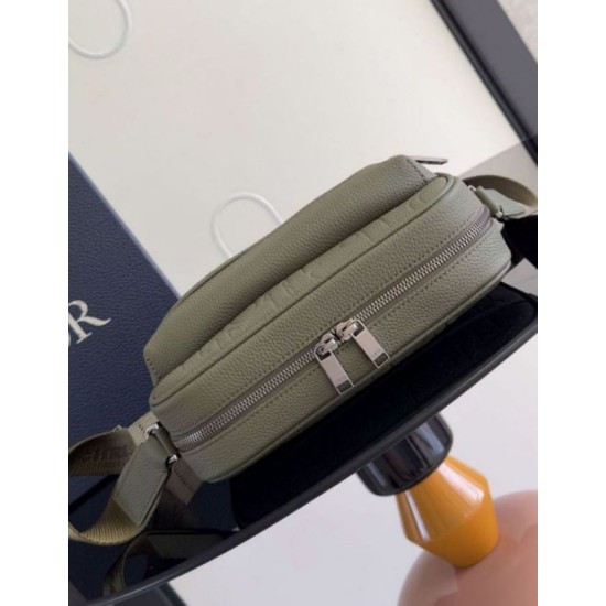 Replica Dior Rider 2.0 Zipped Messenger Bag Khaki Gravity Leather Fake Dior Rider 2.0 Zipped Messenger Bag Khaki Gravity Leather Replica