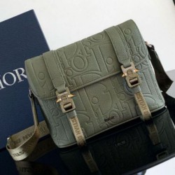 Replica Dior Hit the Road Flap Messenger Bag Khaki Gravity Leather