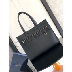 Replica Dior Safari Tote Bag Black Grained Calfskin Replica Dior Safari Tote Bag Black Grained Calfskin