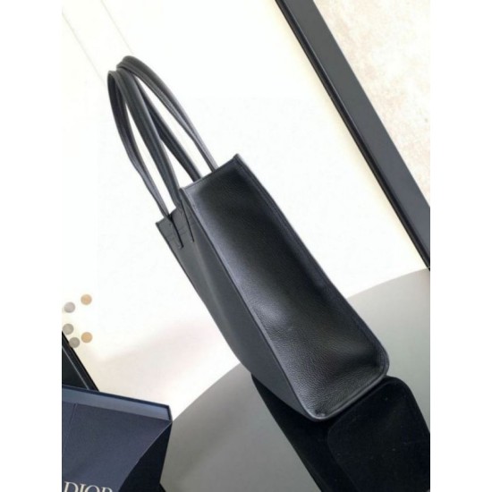 Replica Dior Safari Tote Bag Black Grained Calfskin Replica Dior Safari Tote Bag Black Grained Calfskin