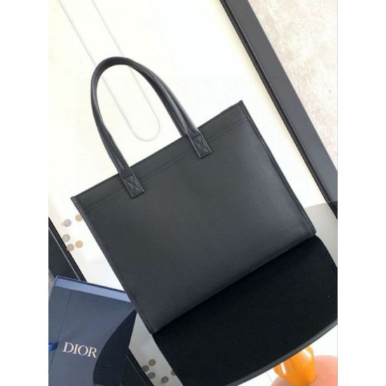 Replica Dior Safari Tote Bag Black Grained Calfskin Replica Dior Safari Tote Bag Black Grained Calfskin