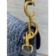 Replica Dior Saddle Bag with Strap Blue Denim Oblique Jacquard Fake Dior Saddle Bag with Strap Blue Denim Oblique Jacquard Replica