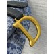Replica Dior Saddle Bag with Strap Blue Denim Oblique Jacquard Fake Dior Saddle Bag with Strap Blue Denim Oblique Jacquard Replica
