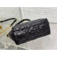 Replica Dior Diorstar Hobo Bag with Chain Black Crinkled Calfskin Replica Dior Diorstar Hobo Bag with Chain Black Crinkled Calfskin