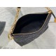 Replica Dior Diorstar Hobo Bag with Chain Black Crinkled Calfskin Replica Dior Diorstar Hobo Bag with Chain Black Crinkled Calfskin