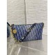 Replica Dior Diorstar Hobo Bag with Chain Blue Denim Oblique Jacquard Replica Dior Diorstar Hobo Bag with Chain Blue Denim Oblique Jacquard