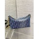 Replica Dior Diorstar Hobo Bag with Chain Blue Denim Oblique Jacquard Replica Dior Diorstar Hobo Bag with Chain Blue Denim Oblique Jacquard