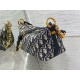 Replica Dior Diorstar Hobo Bag with Chain Blue Oblique Jacquard Fake Dior Diorstar Hobo Bag with Chain Blue Oblique Jacquard Replica
